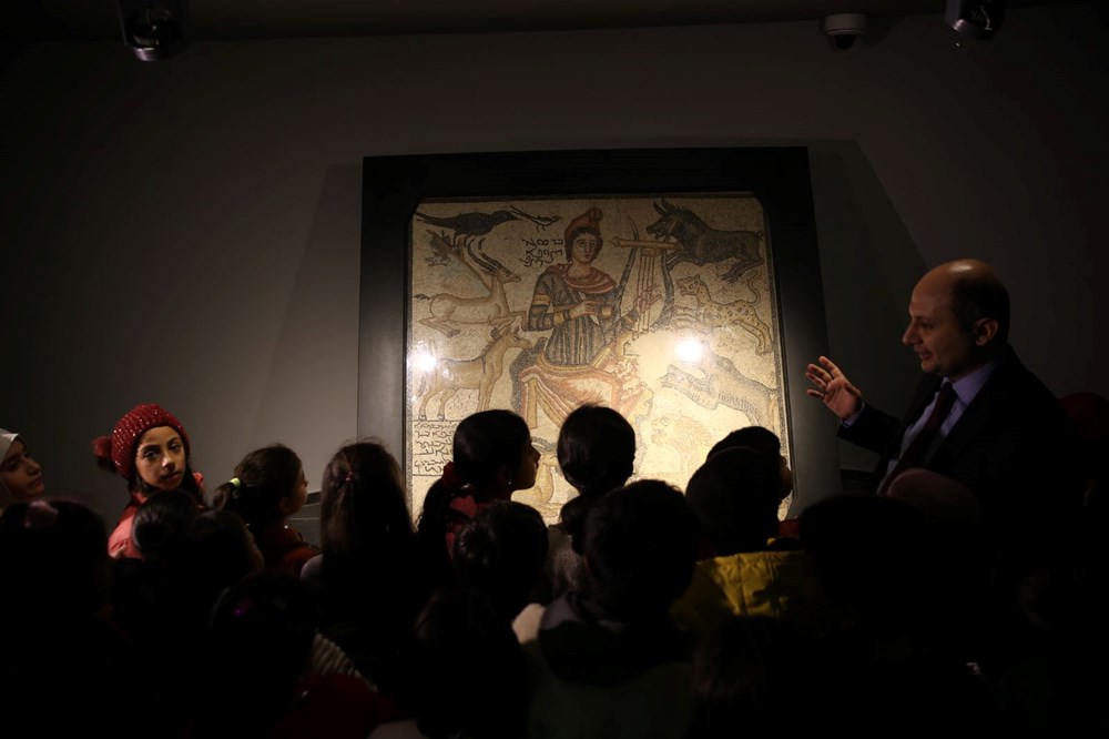 Aşil'in hayatı ve savaşçı Amazon kadınlarının mozaikleri Şanlıurfa'da - 10