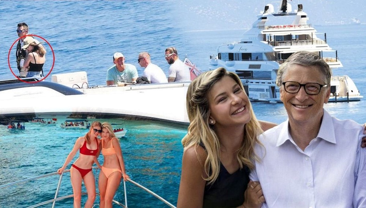 Bill Gates’in kızı Phoebe Adele Gates mega yatla Bodrum'da