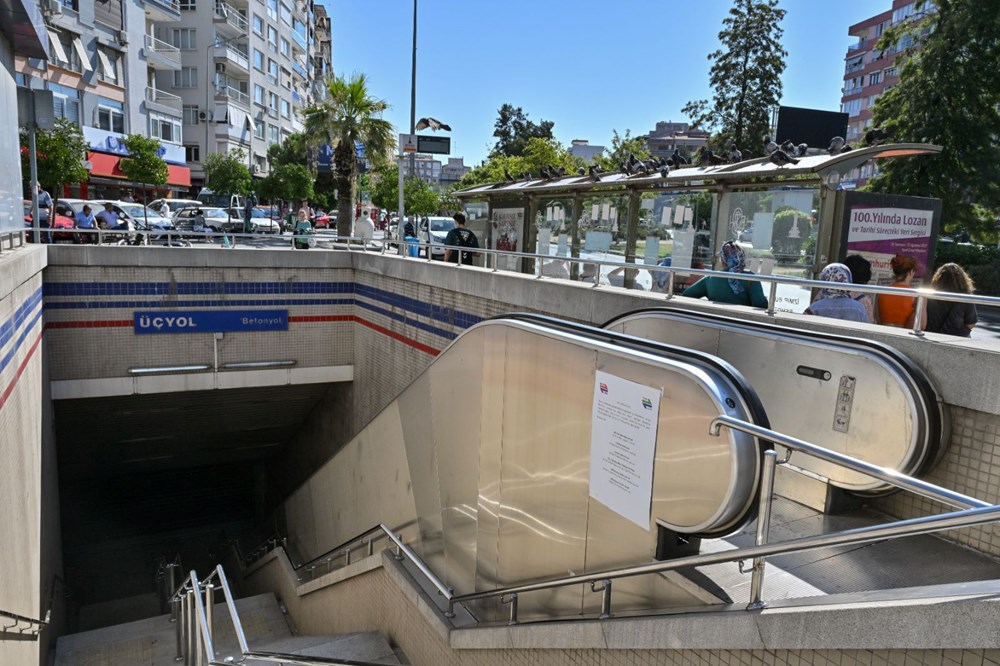 İzmir'de metro ve tramvay işçilerinin grevi sürüyor - 9