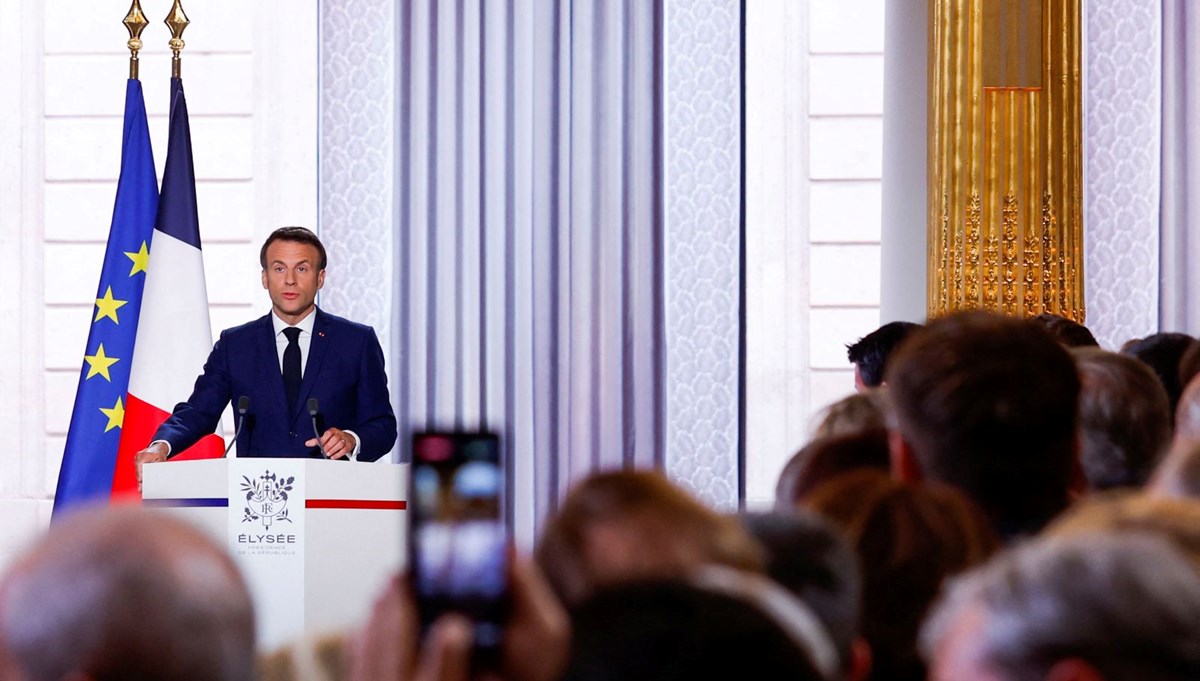 Macron'un yeni dönem görevi için tören düzenlendi