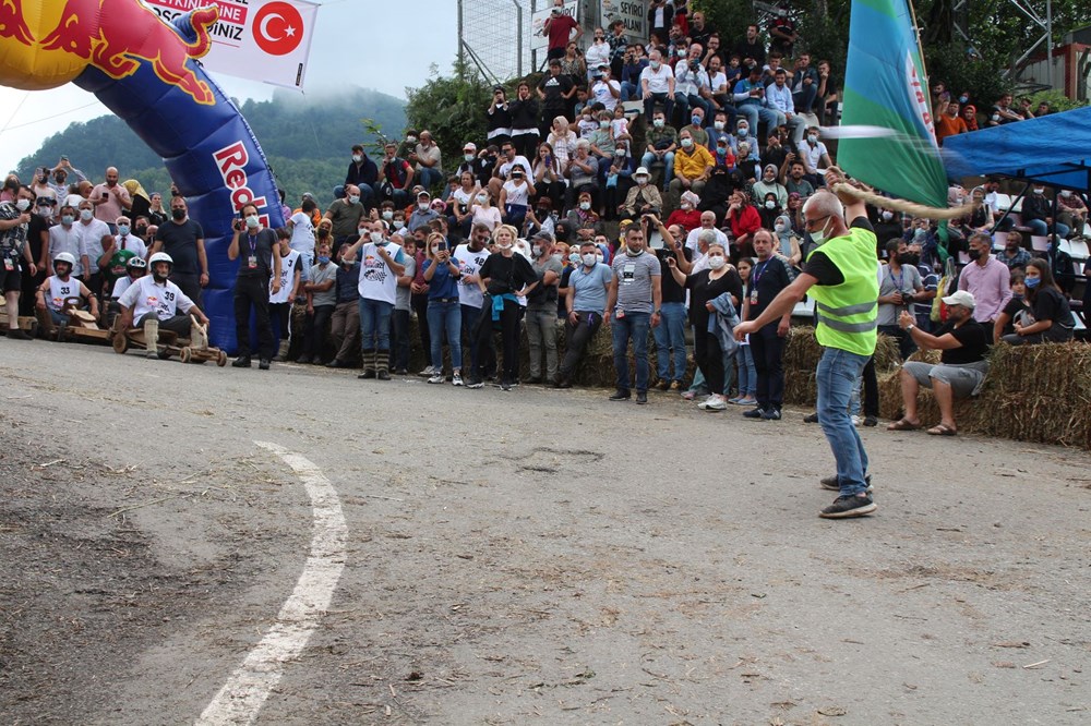 Rize'de 'formulaz' tahta araba yarışları heyecanı - 14
