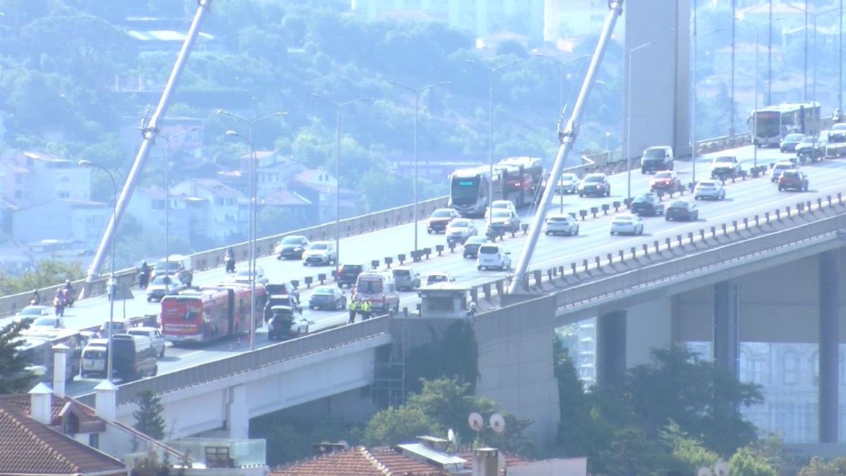 15 Temmuz Şehitler Köprüsü’nde kaza