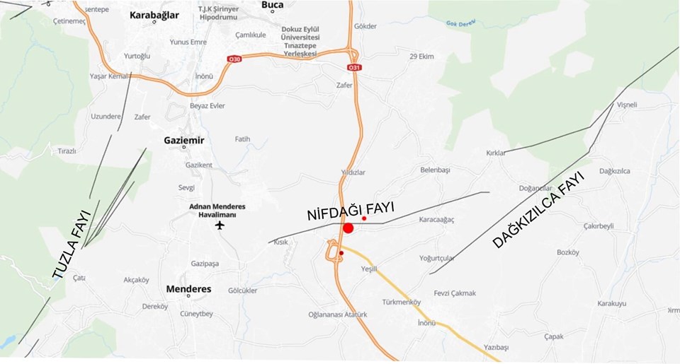 İzmir'de 3,2 büyüklüğünde deprem - 1