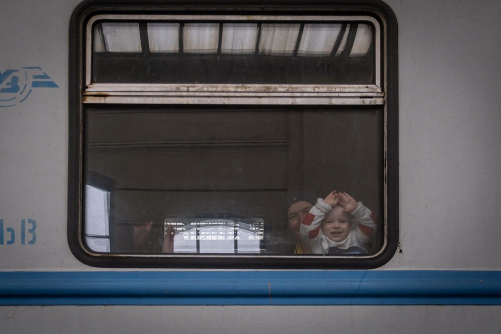 Rus saldırısından kaçış: Lviv tren istasyonunda endişeli bekleyiş - 42