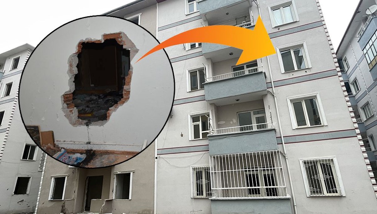 Depremde zarar gören binada hırsızlık (Duvarı delip 10 daireyi soydular) Depremde zarar gören binada hırsızlık (Duvarı delip 10 daireyi soydular)