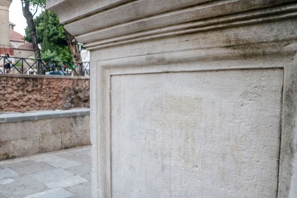 1890 yıllık tarihi kapıdaki 'aşk kazısı' onarıldı - 8