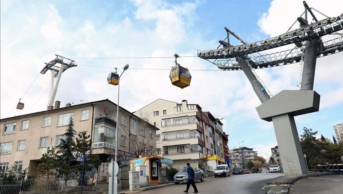 Yenimahalle-Şentepe teleferiği kapatıldı