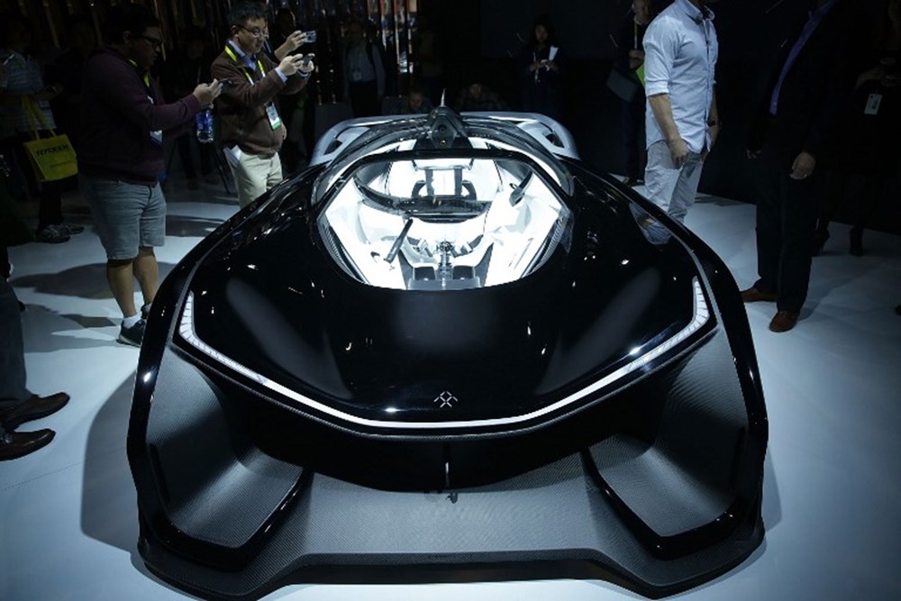 Faraday ffzero1. Faraday Future ffzero1. Faraday Future машина багажник. Завод Faraday Future.