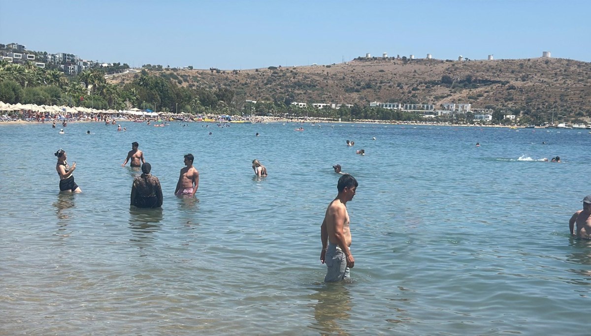 Hava sıcaklığı 44 derece: Bir ilçe adeta kavruldu