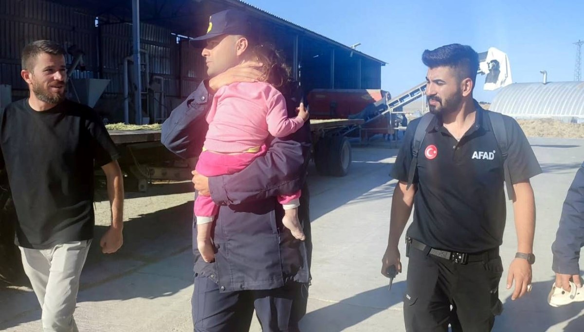 Kayıp bebek, 12 saat sonra bulundu