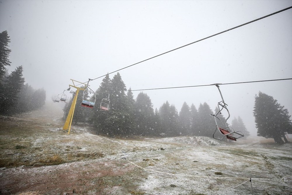 Yurttan manzaralar: Kar erken geldi - 23