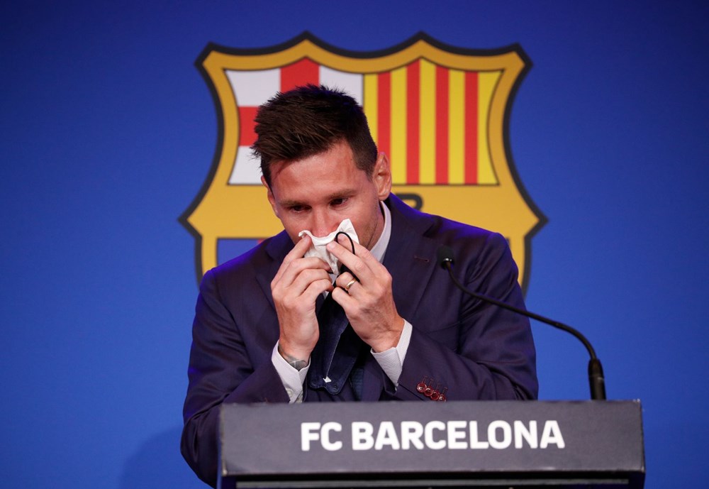 Bir devrin sonu: Lionel Messi, Barcelona'ya gözyaşları içinde veda etti - 9