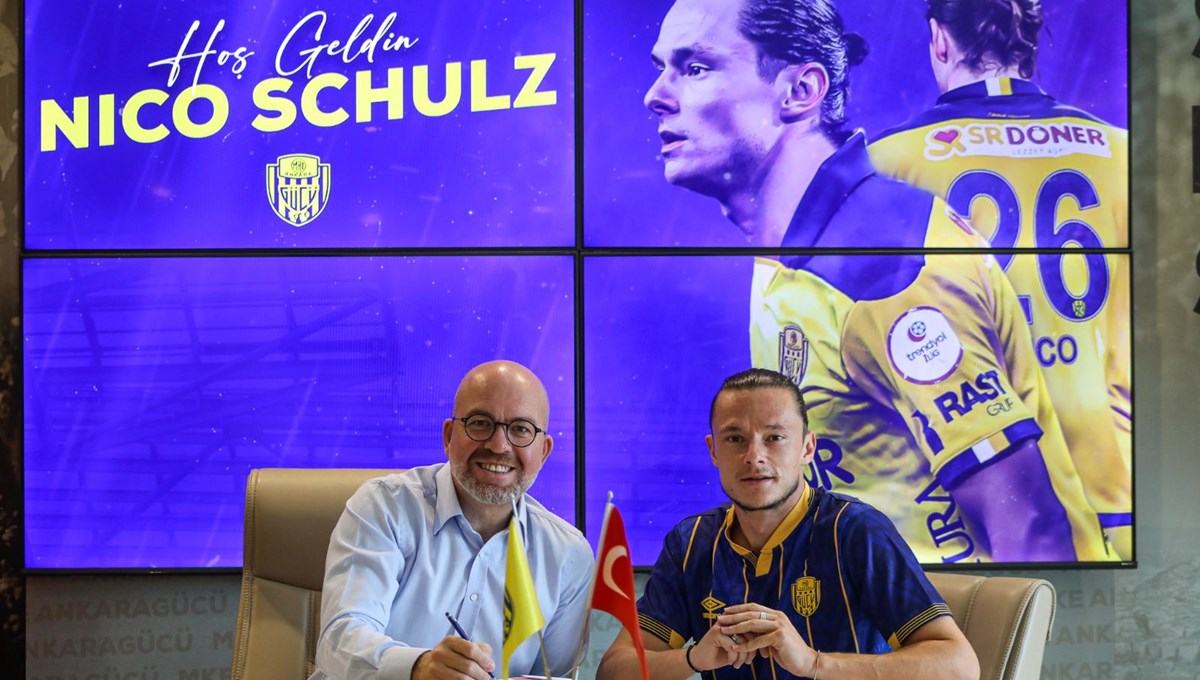 Alman futbolcu Nico Schulz, MKE Ankaragücü'nde