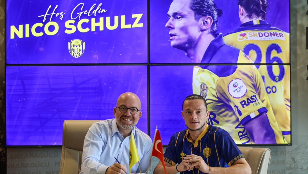 Alman futbolcu Nico Schulz, MKE Ankaragücü'nde