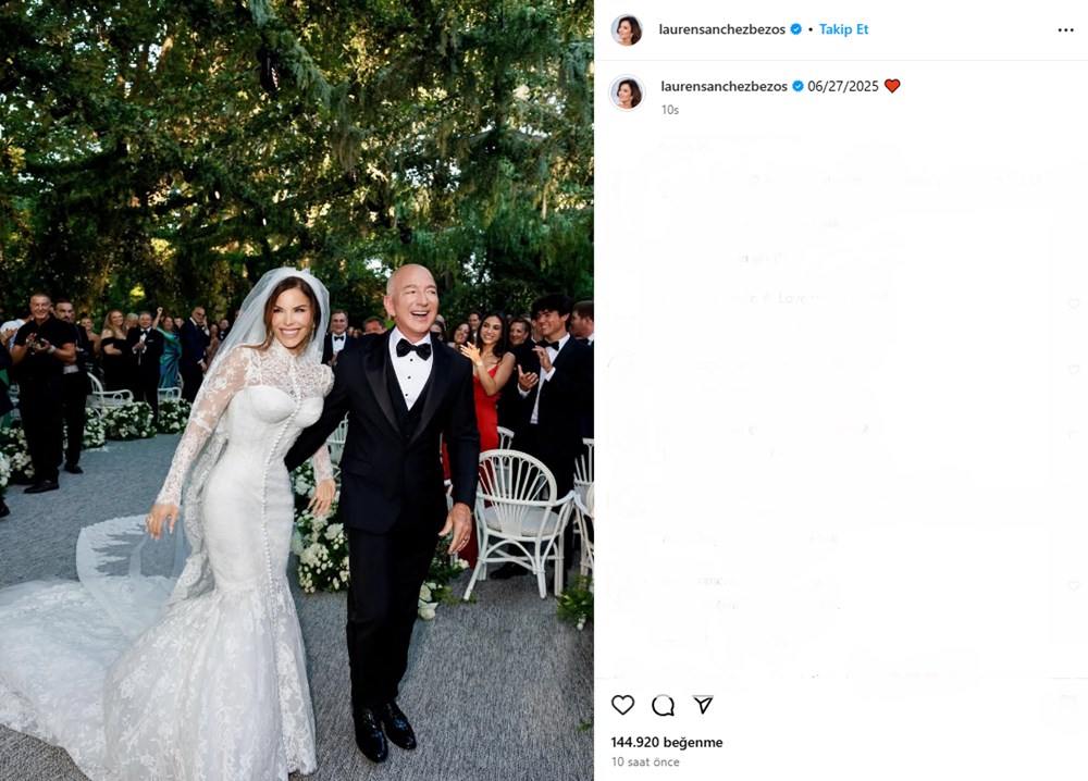 Lauren Sanchez'in gelinliğinin yapımı 900 saat sürdü! "Sadece bir elbise değil" - 4