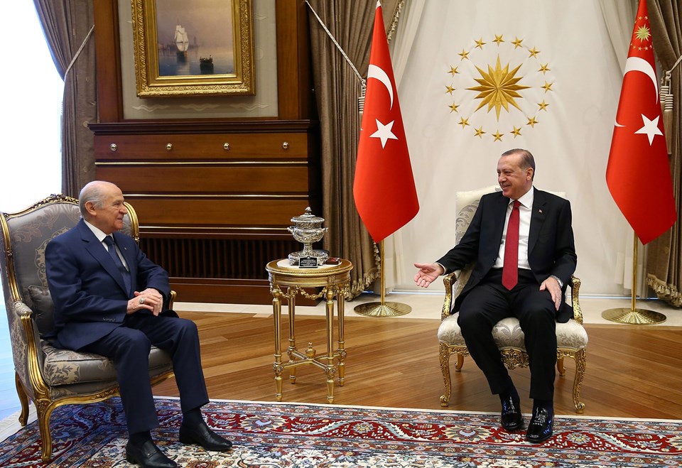 Cumhurbaşkanı Erdoğan, MHP Lideri Bahçeli'yi kabul etti - 1