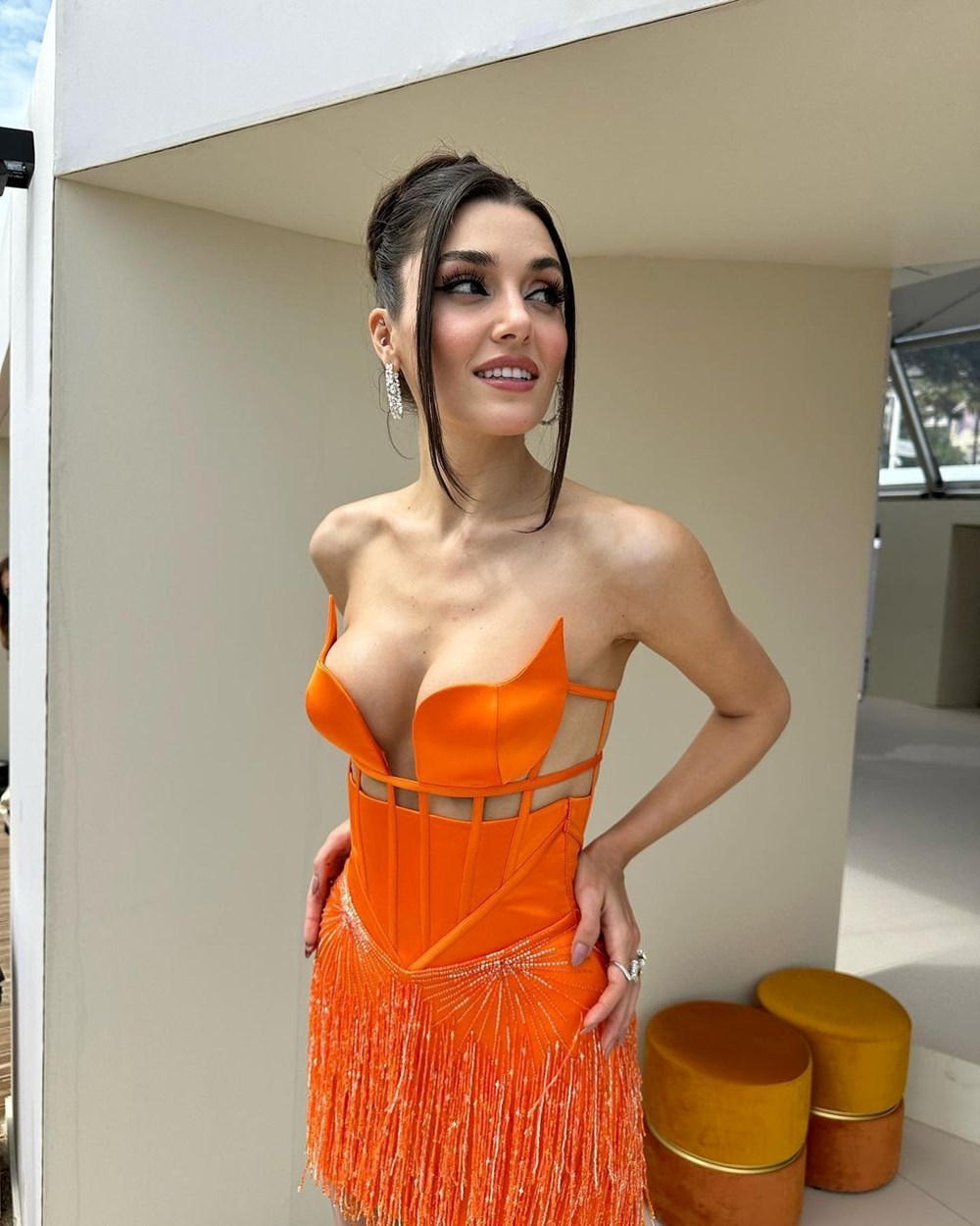 Hande Erçel Cannes'da - 4