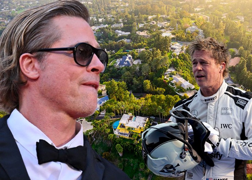 Yeni filmi için ülke ülke gezen Brad Pitt'in evi yağmalandı! - 1