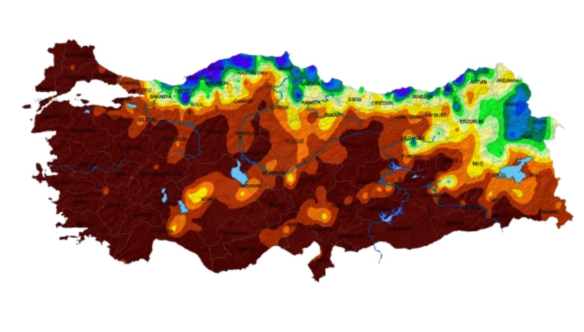 Harita kahverengine döndü! İstanbul, İzmir, Antalya ve Muğla’da durum kritik Harita kahverengine döndü! İstanbul, İzmir, Antalya ve Muğla’da durum kritik