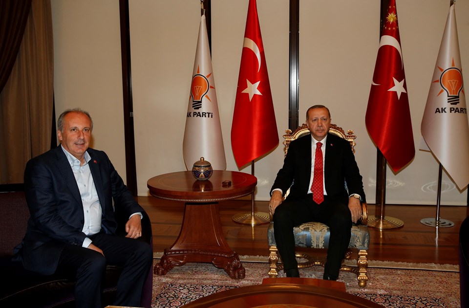 SON DAKİKA: Cumhurbaşkanı Erdoğan ile Muharrem İnce görüşmesi sona erdi - 1