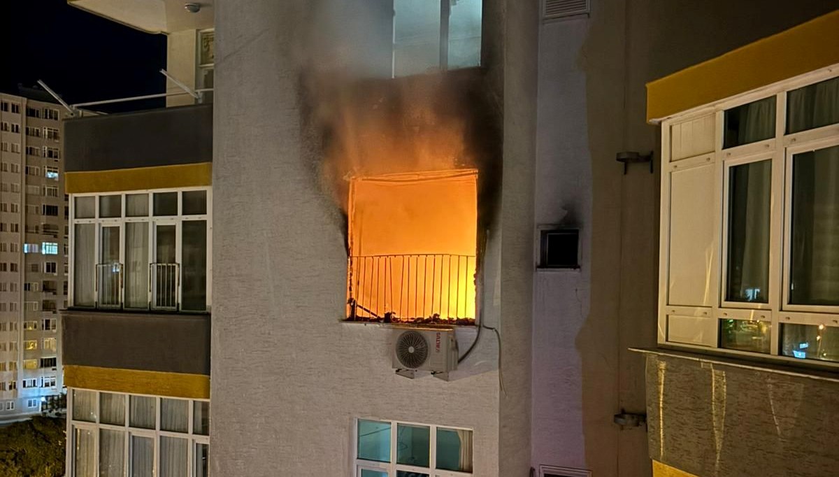 Adana'da korkutan yangın