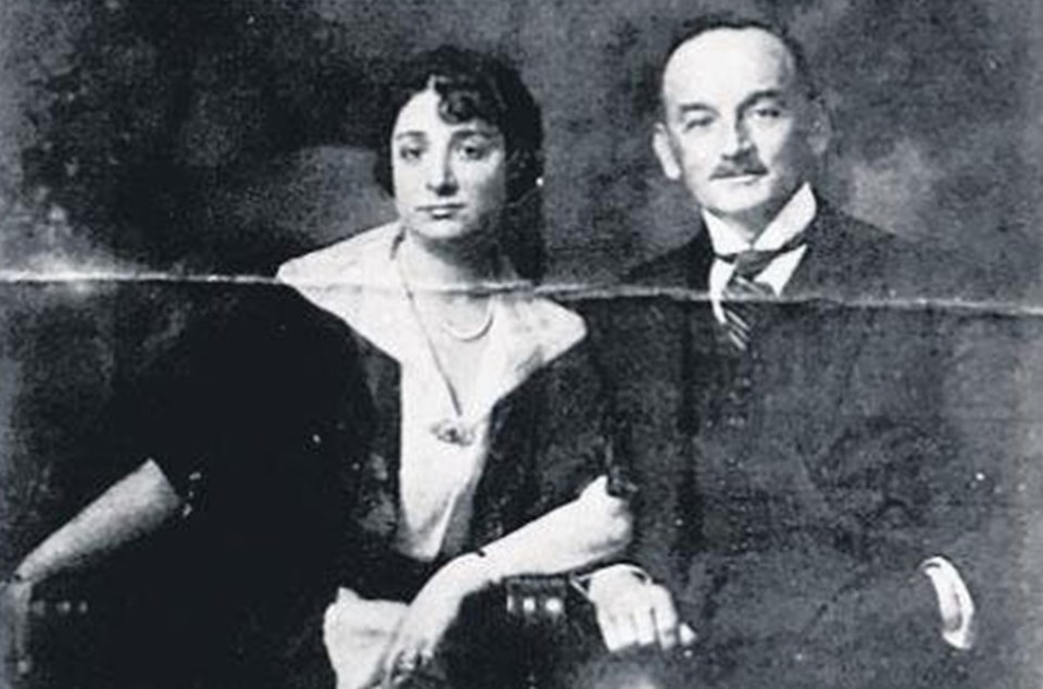Saniye Sedes and her husband Halil Sedes