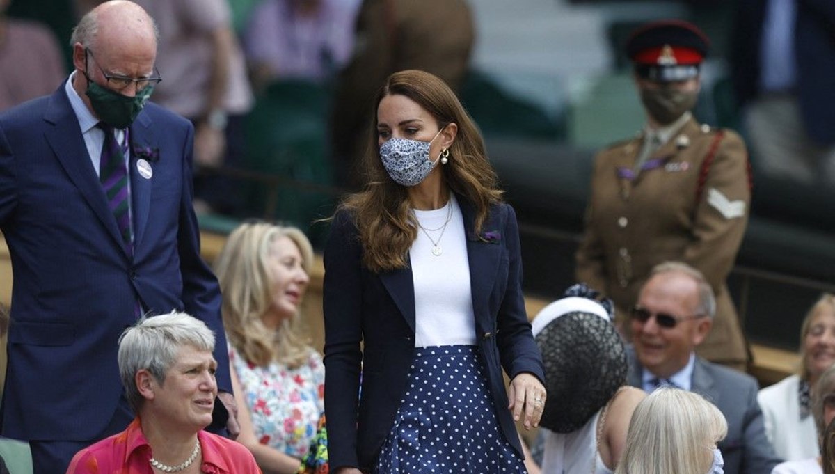 Kate Middleton corona virüs temaslısı olduğunu Wimbledon'da öğrendi