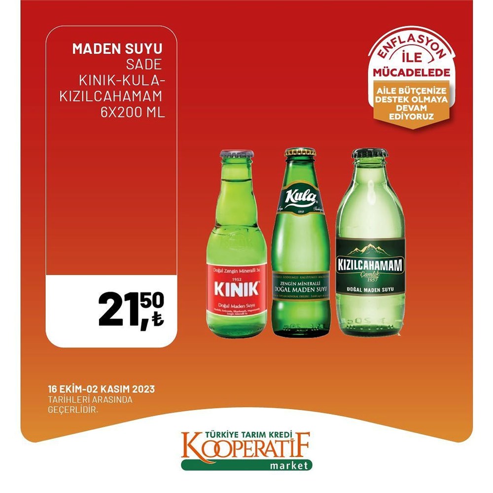 İNDİRİM BUGÜN BAŞLADI! Tarım Kredi Kooperatifi Market İndirim Kataloğu | Siirt Olay Haber Tarım Kredi Kooperatif Market ekim ayına özel yeni indirimli ürünler listesi: Yüzde 50 indirim bugün başlıyor (16 Ekim-2 Kasım 2023 Tarım Kredi Market indirimleri) - 21