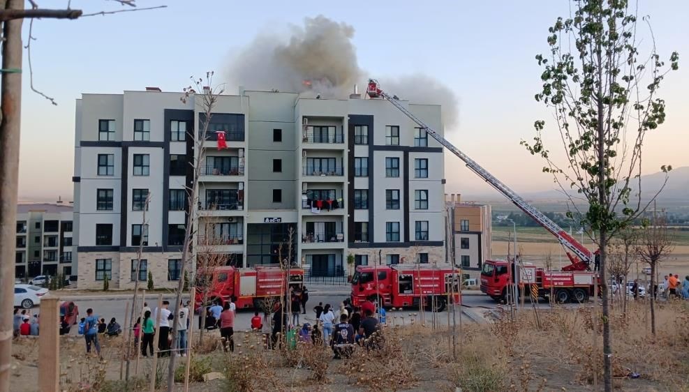 Hatay'da yangın paniği