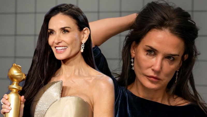 45 yıllık oyunculuk kariyerinde ilk kez ödül kazandı: Demi Moore geri döndü!