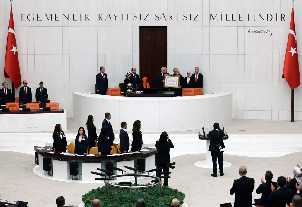 Cumhurbaşkanı Erdoğan'ın Meclis'teki yemin töreninden kareler - 22
