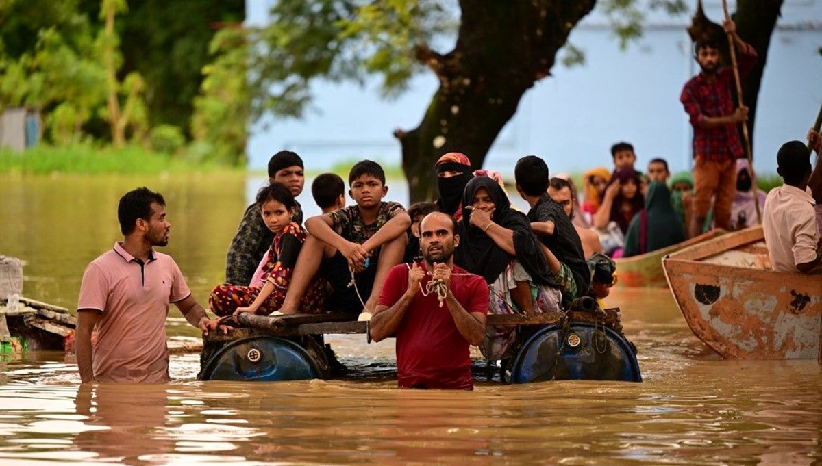 Bangladeş'de sel felaketi: 4,5 milyon insan etkilendi