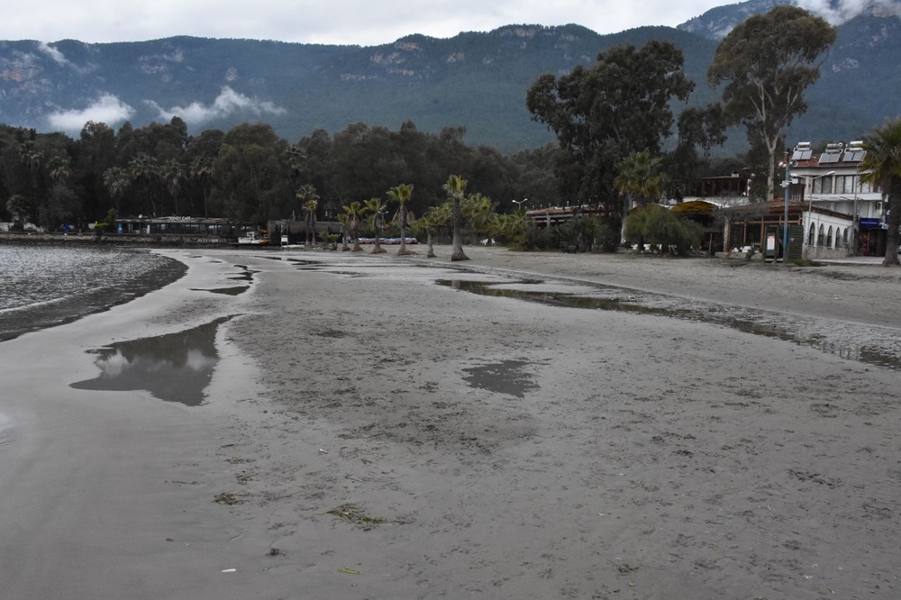 Muğla'da deniz suyu 40 metre çekildi - 8