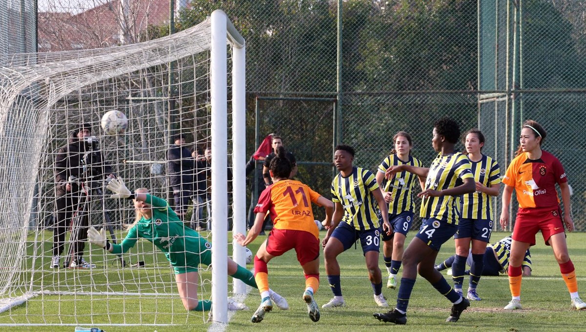 Kadın Futbol Süper Ligi'nde derbinin galibi Galatasaray