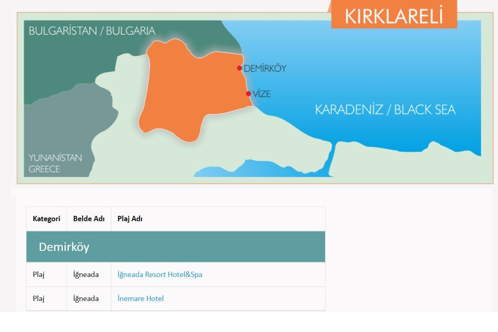 Türkiye'nin mavi bayraklı plajları: 2022 yılı güncel listesi (En iyi sahiller ve plajlar) - 90