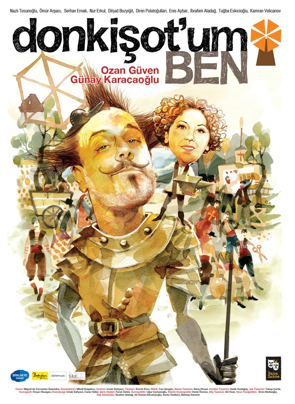 Ozan Güven ve Günay Karacaoğlu'nun rol aldığı Don Kişot'um Ben'in biletleri satışta - 1