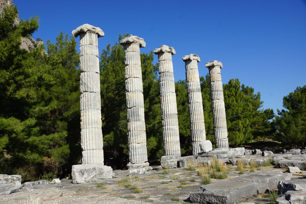 M.Ö. 4.yüzyılda kurulan ilk planlı şehir Priene - 6