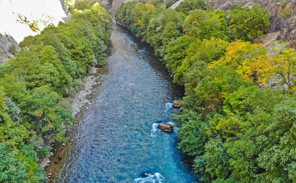 Amerika'nın ünlü Colorado Nehri'ne benzetiliyor: Tunceli'nin kartpostallık güzelliği Munzur Vadisi - 15