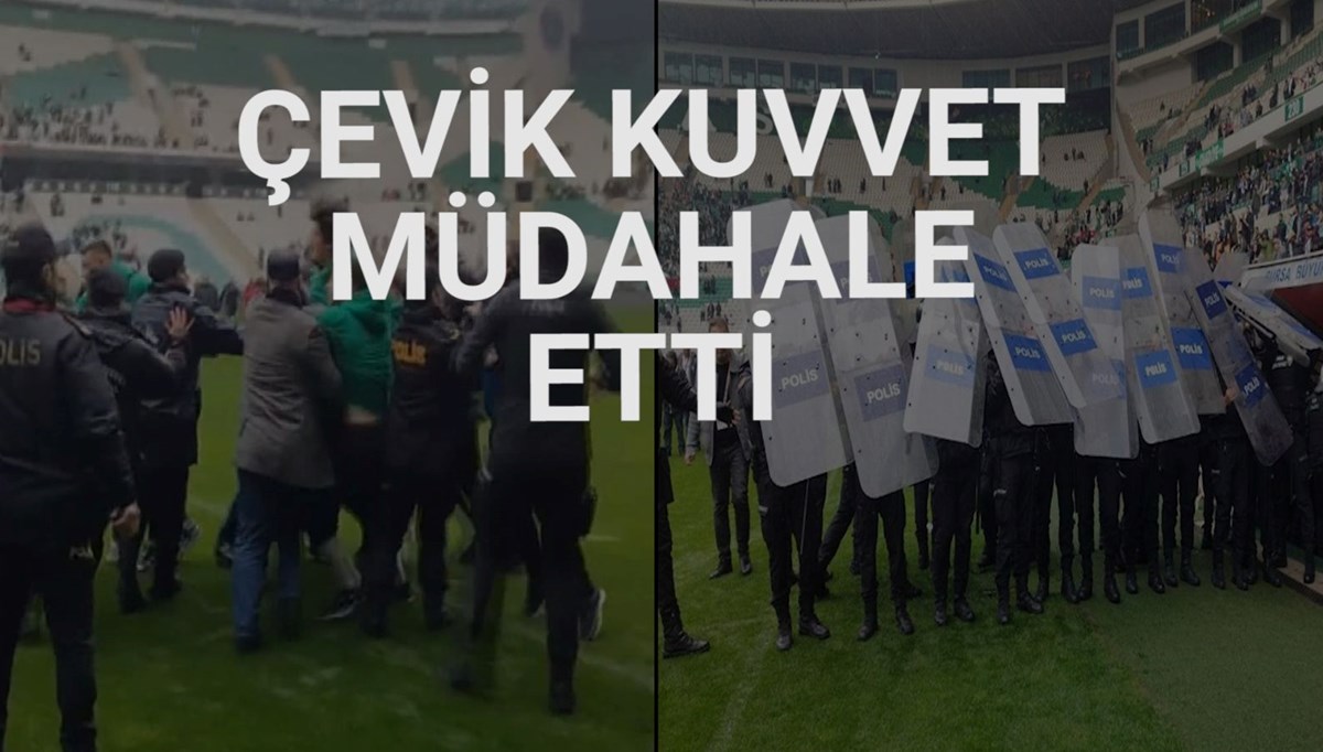Bursaspor-Amedspor maçı öncesi futbolcular birbirine girdi Bursaspor-Amedspor maçı öncesi futbolcular birbirine girdi
