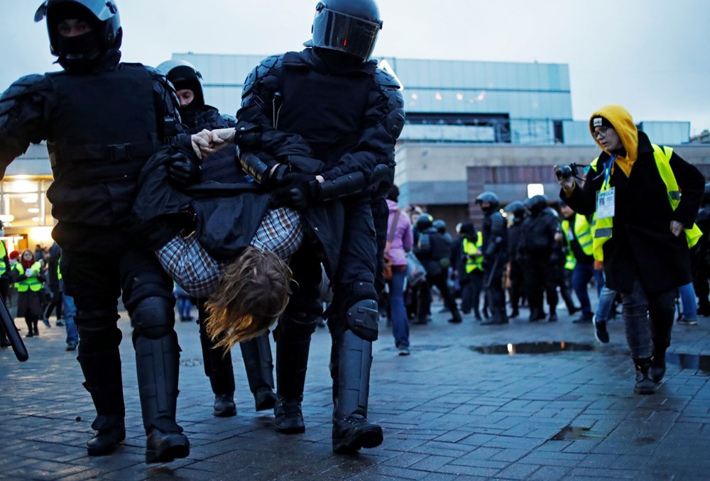 Rusya’da Navalny protestoları: Bin 700’den fazla kişi gözaltına alındı - 18