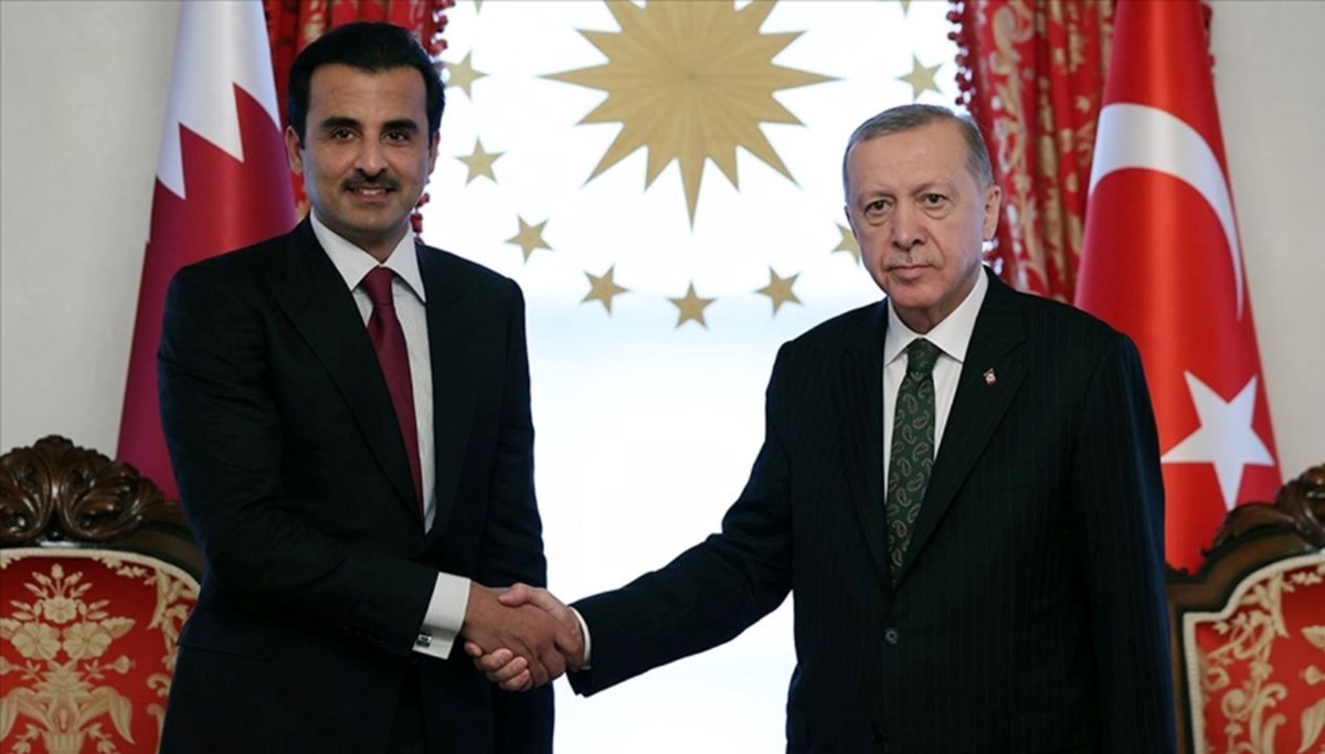 Erdoğan, Katar Emiri Al Sani ile görüştü