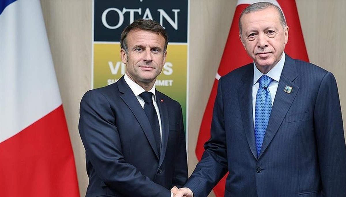 SON DAKİKA: Cumhurbaşkanı Erdoğan Fransız mevkidaşı Macron ile görüştü