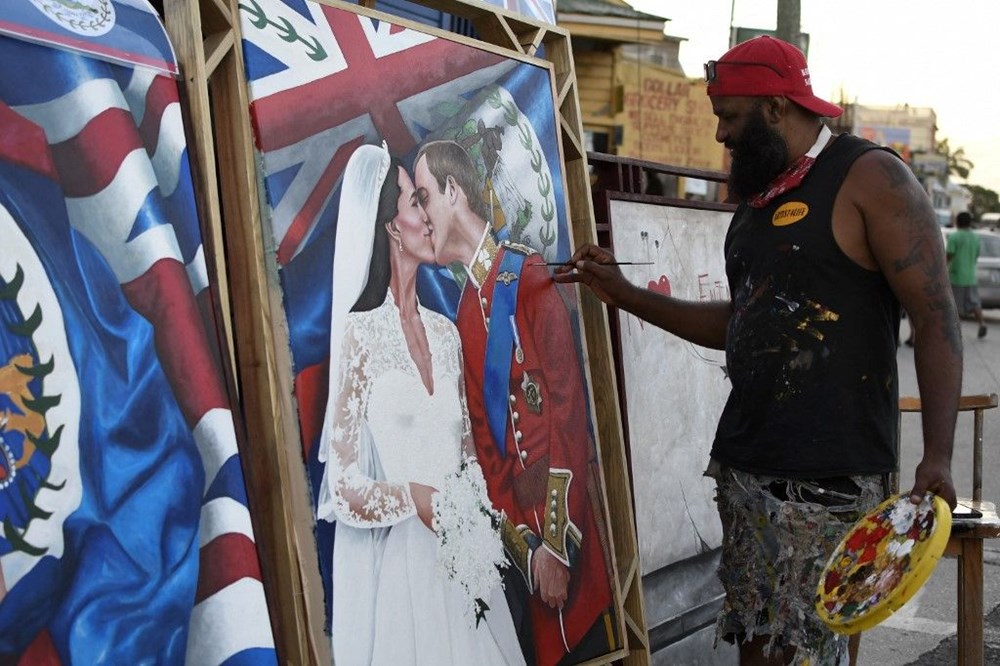 Kate Middleton ve Prens William'a Karayipler'de'sömürgeci' protestosu - 7