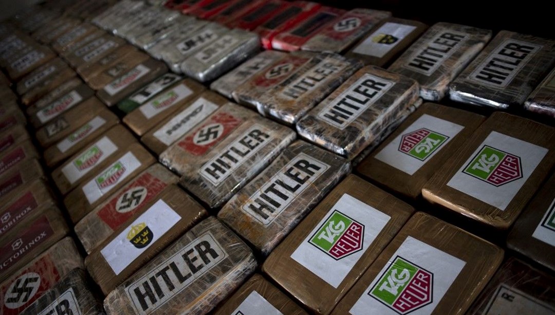İspanya’da 9.5 ton kokain ele geçirildi: Üzerinde Hitler ve Nazi sembolü var
