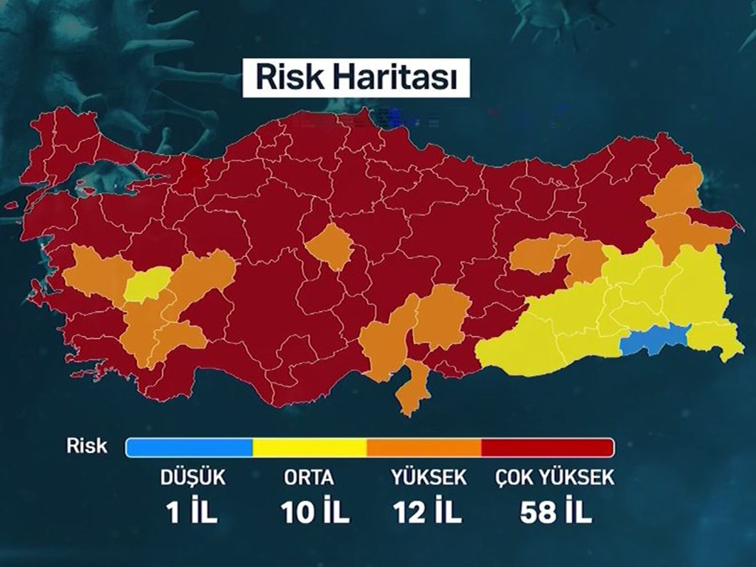 guncel covid 19 risk haritasi aciklandi