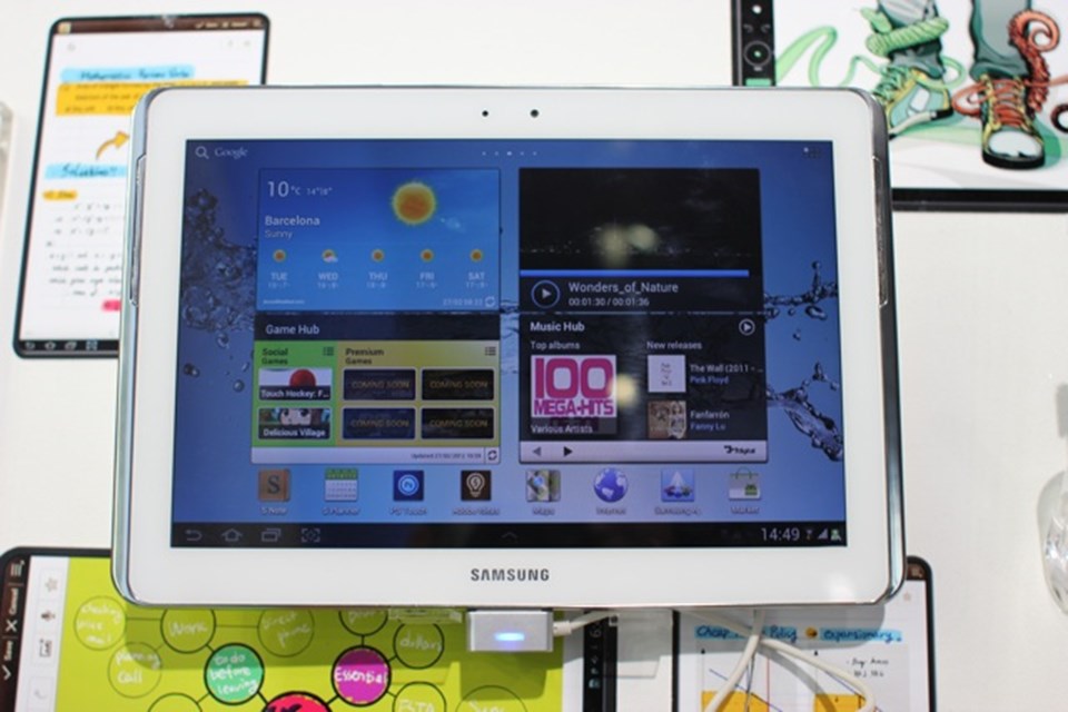 Samsung'un yeni tableti - 1