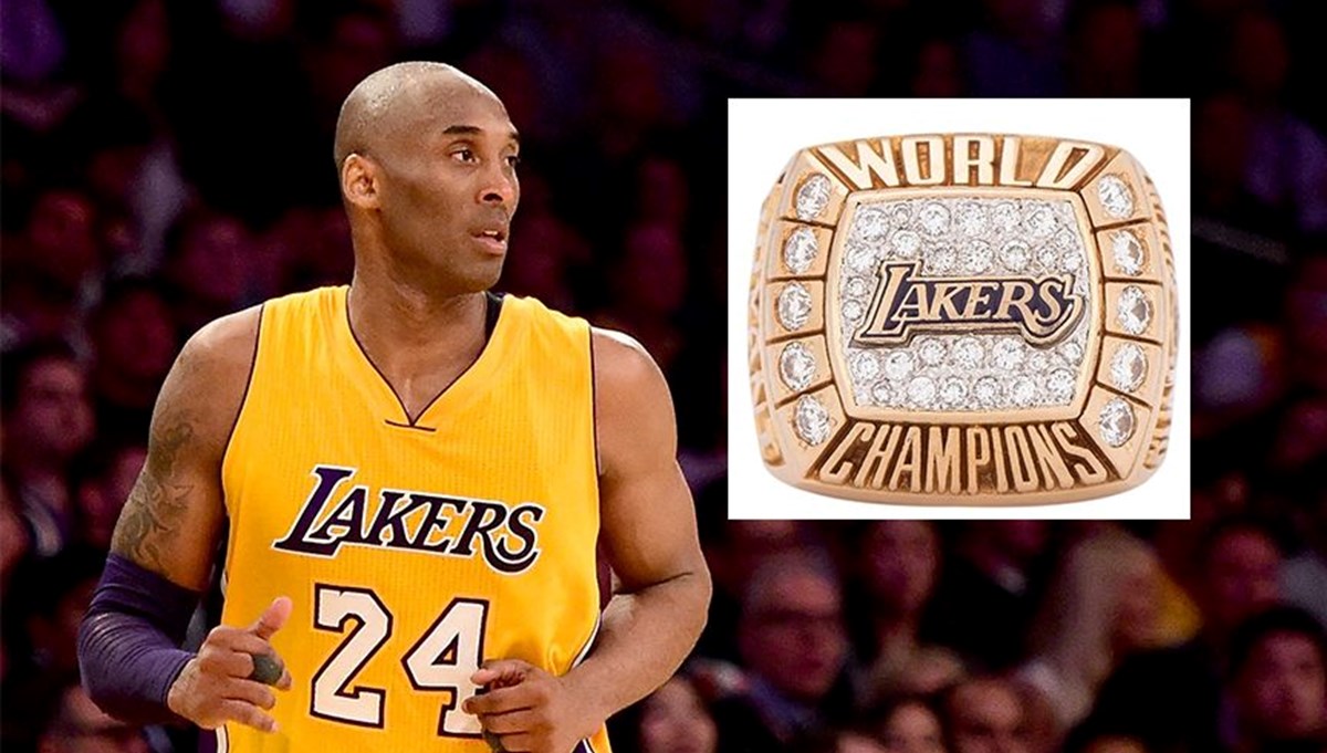 Kobe Bryant'ın yüzüğü açık artırmaya çıkıyor Kobe Bryant'ın yüzüğü açık artırmaya çıkıyor