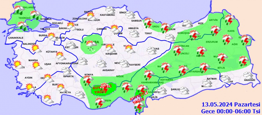 Meteoroloji'den 19 ile sarı kodlu uyarı - 9