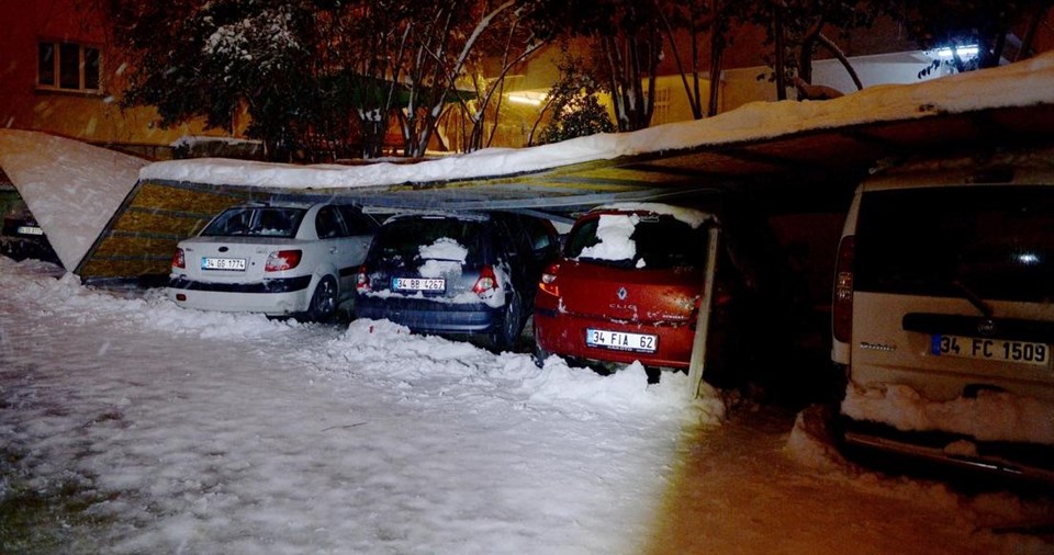 İstanbul'da 28 yılın kar rekoru kırıldı - 3