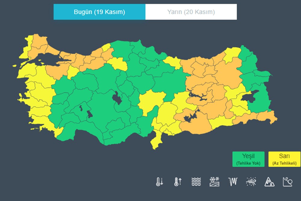 Meteoroloji'den 50 il için uyarı: Kuvvetli yağış ve fırtına devam ediyor (Bugün hava nasıl olacak?) - 5